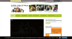 Desktop Screenshot of entre-chien-et-nous.com